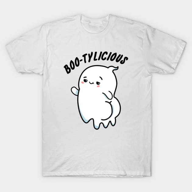 Bootylicious Cute Ghots Pun T-Shirt by punnybone